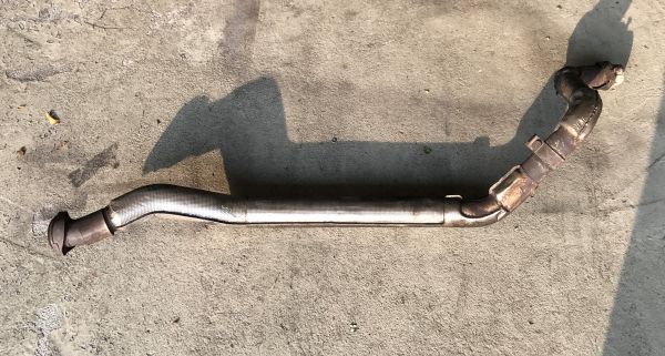 Front Exhaust Extension - right / Auspuff Vorderrohr - rechts