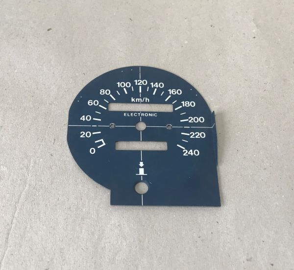 Speedometer Dial "km" / Tacho Zifferblatt "km"