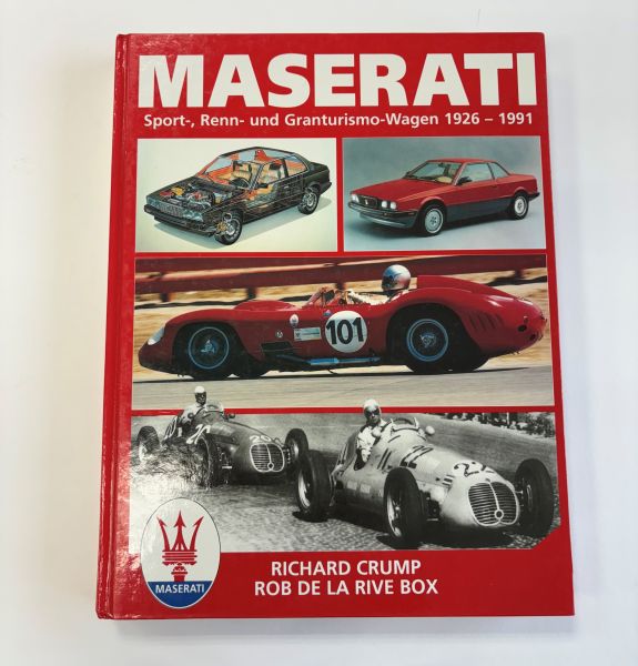 Maserati Sport-,Renn-Granturismo Wagen 1926-1991 - Richard Crump + Rob Rive de la Box