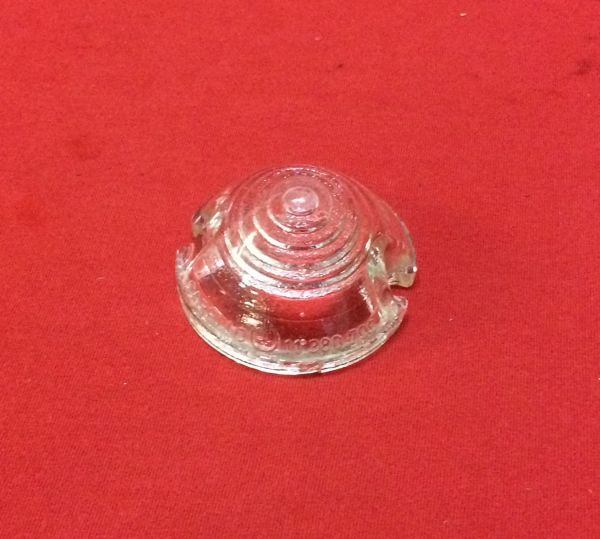 Front Indicator Lens - white (real glass) / Blinkerglas vorne - weiss (Echtglas)