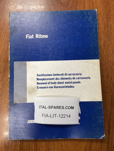 FIAT Ritmo Erneuern von Karosserieteilen - Repair Manual / Reparatur Anleitung