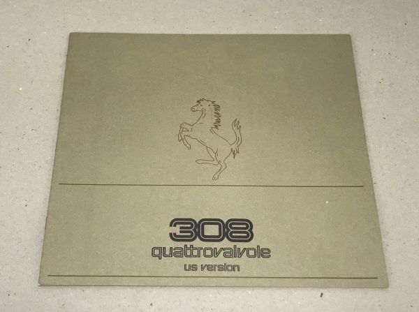 Ferrari 308 QV US Version - Brochure / Prospekt