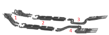 Rear Silencer - right (racing) / Endschalldämpfer - rechts