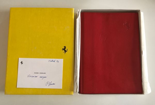 FERRARI 1994 Schedoni Leather Diary Agenda / Kalender