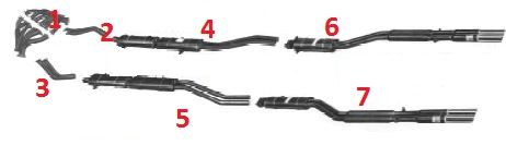 Inter Pipe - left / Zwischenrohr - links