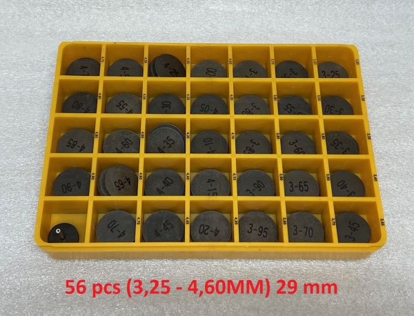 29mm - Set of Valve Shims / Satz Ventilplättchen