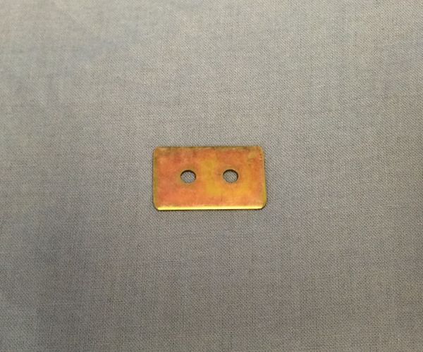 Plate for Leather Belt / Halteplatte für Lederriemen