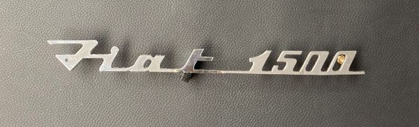FIAT 1500 - Script / Schriftzug