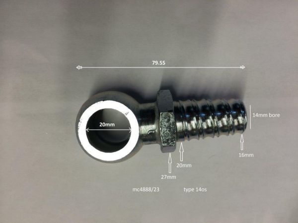 Regosalva - Banjo Fitting / Banjo Anschlußstück