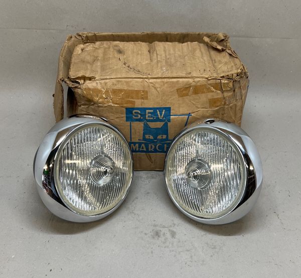 Marchal 8760 - Pair of Headlights / Paar Scheinwerfer