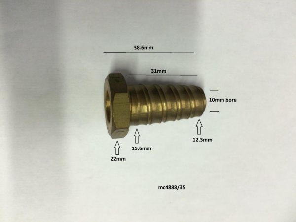 Regosalva - Fitting / Anschlußstück