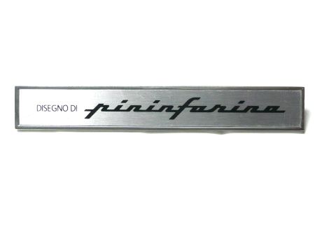 DISEGNO DI PININFARINA - Sign / Schild