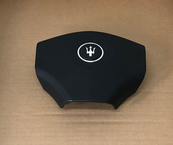 Airbag Cover black / Airbag Verkleidung schwarz