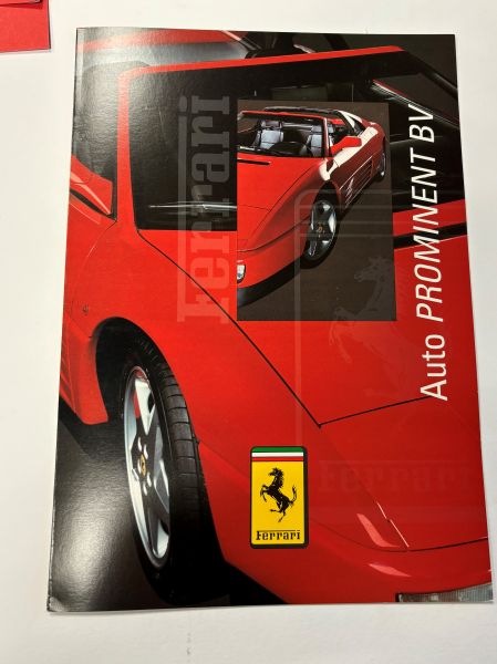 Ferrari Händlerproschüre Auto Prominent BV Eindhoven