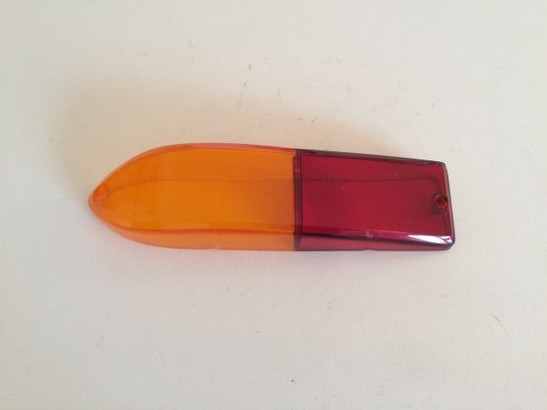 Rear Light Lense red / amber - left / Rücklichtglas rot / orange - links