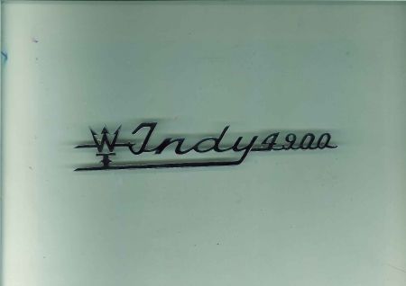 INDY 4900 - Script / Schriftzug