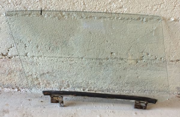 Door Window including Holding Bracket - right / Kurbelfenster mit Halteschiene - rechts