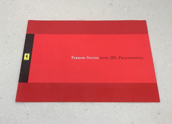 Ferrari Sound with JBL Professional - Brochure / Prospekt