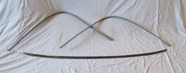 Set of 3 Main Trims for Rear Window / Chromleisten für Heckfenster - Satz 3 teilig