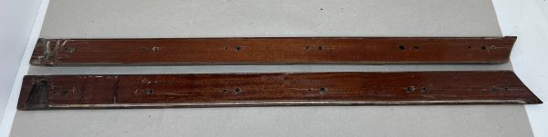 Maserati Mexico - Pair of Wood Trim at Doors / Paar Türleisten aus Holz