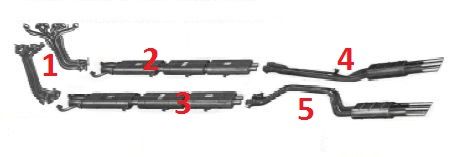 Rear Silencer - right / Endschalldämpfer - rechts