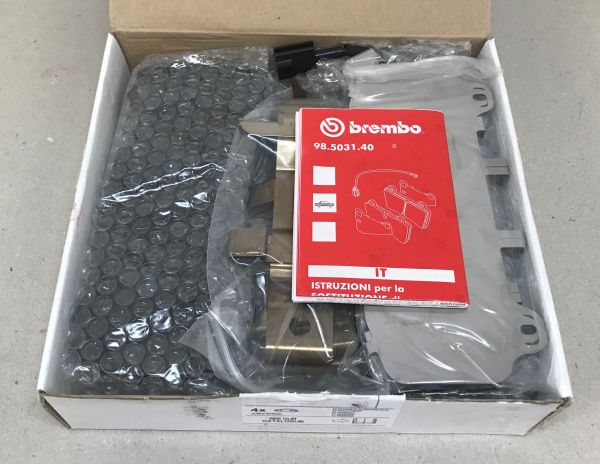 Set of 4 Brake Pads for front Axle / Satz (4) Bremsbeläge vorne