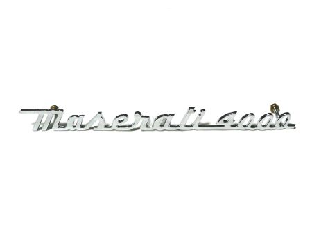 MASERATI 4000 - Script / Schriftzug