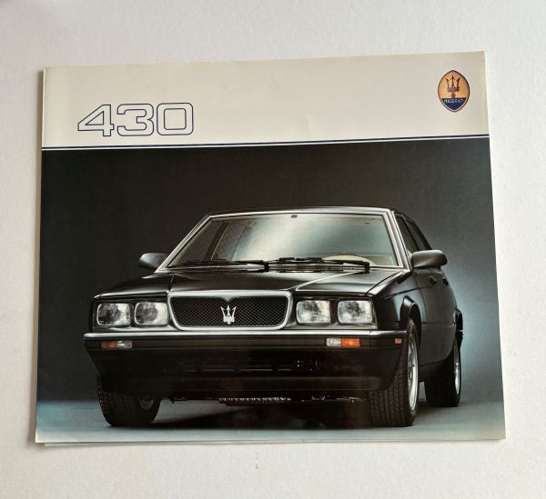 Maserati 430 - Brochure / Prospekt