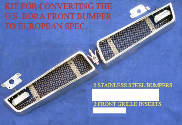 Maserati Bora - EU Front Bumpers / Frontstoßstangen Europa Version