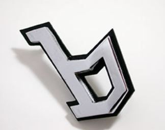 Bertone Emblem "b" - with Base / mit Unterlage