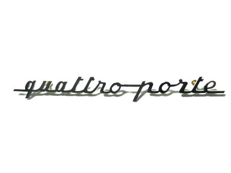 QUATTROPORTE - Script / Schriftzug
