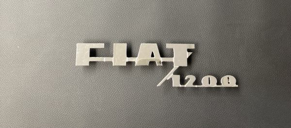 FIAT 1200 - Script / Schriftzug
