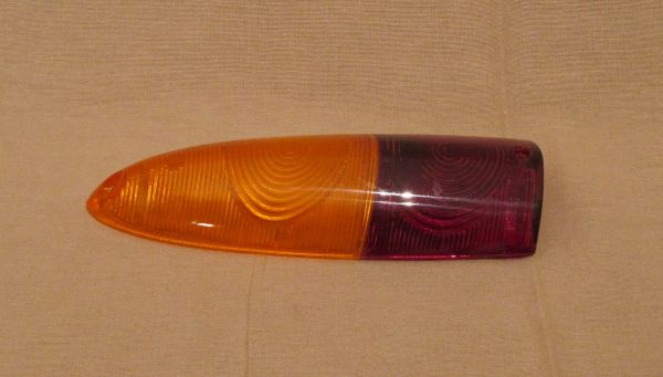 Lens for Reverse Light - amber + red / Rückfahrscheinwerferglas - orange + rot