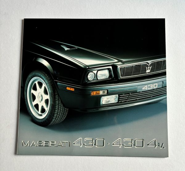 Maserati 430 - Brochure / Prospekt