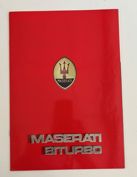 Maserati Biturbo - Brochure / Prospekt