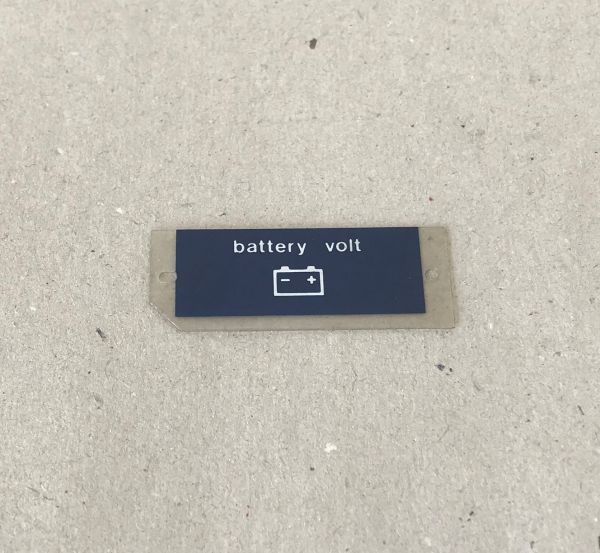 Battery Logo for Instruments / Batterie Anzeige