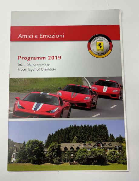 Ferrariclub Deutschland Ausfahrt 2019 Glashütte