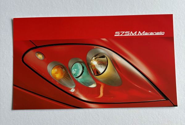 Ferrari 575M Maranello Testfahrt Postkarte