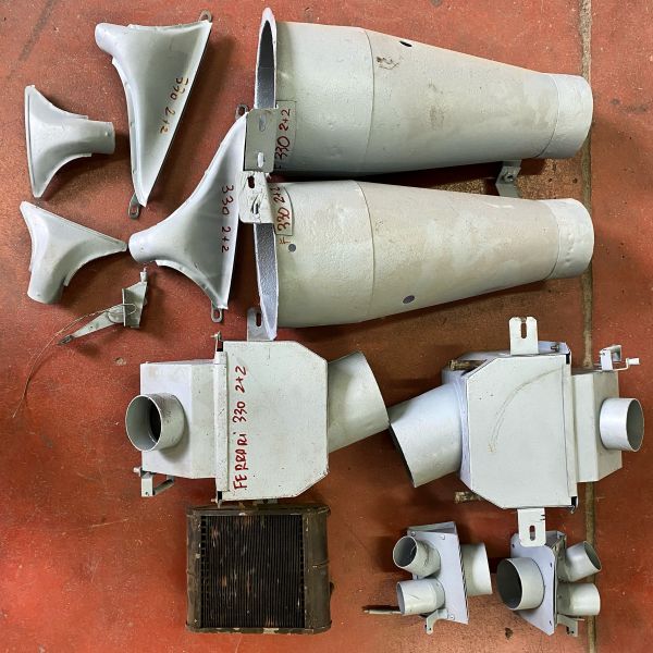 FERRARI 330 GTC - Heater Set Complete / Komplettsatz Heizung