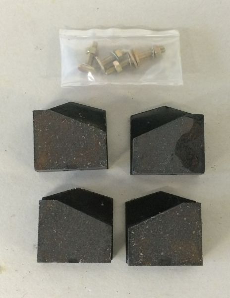 Set of Handbrake Pads (4 pcs) / Satz Handbremsbeläge (4 Stück)