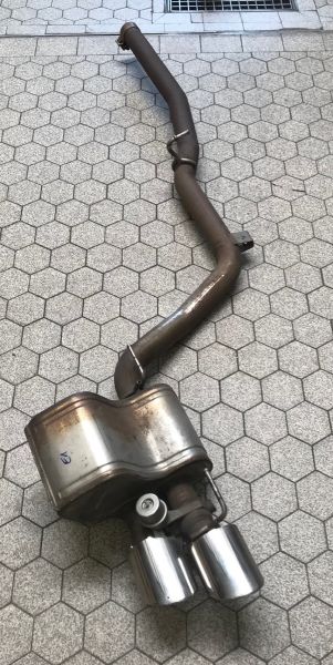 Exhaust Silencer - left / Schalldämpfer - links