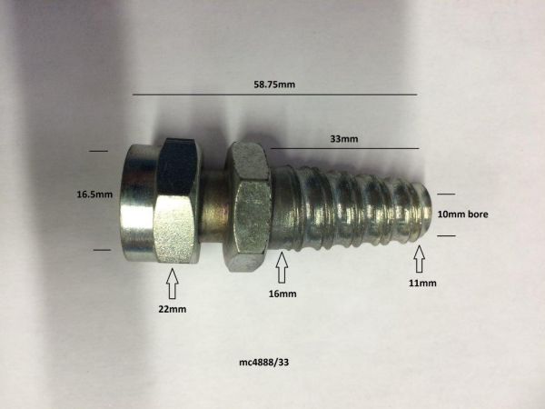 Regosalva - Fitting / Anschlußstück