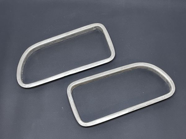Lamborghini Miura - Frame Rear Lights Aluminium PAIR / Aluminium Rahmen Rückleuchten PAAR