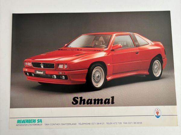 Maserati Shamal - Brochure / Prospekt