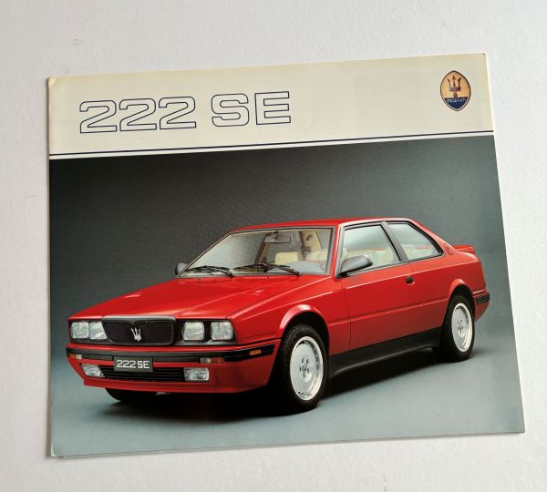 Maserati 222 SE - Brochure / Prospekt
