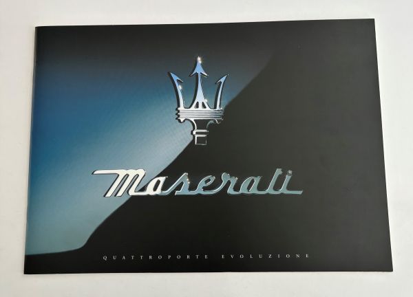 Maserati Quattroporte IV Evoluzione - Brochure / Prospekt