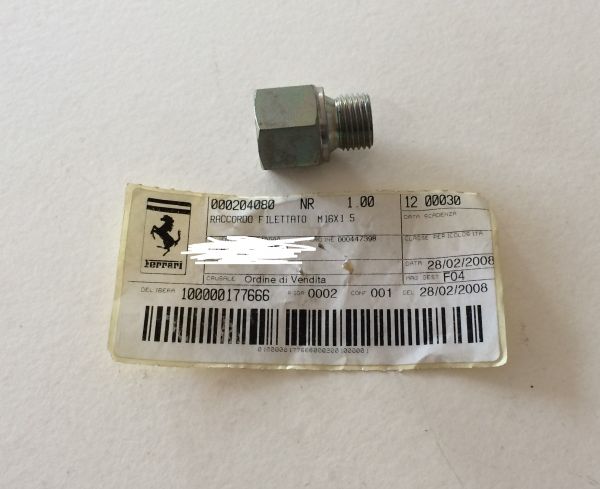 Union for Hydraulic Steering Pump M16X1.5 / Verbindungsstück für Servopumpe M16X1.5