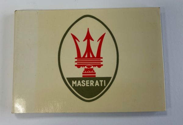 Maserati La storia della Maserati Broschüre/Prospekt