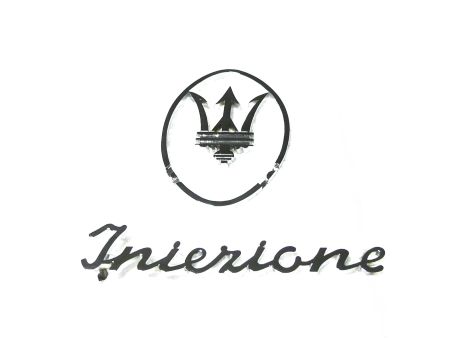 TRIDENTE INIEZIONE - Sign / Schild