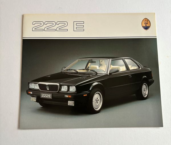 Maserati 222 E - Brochure / Prospekt